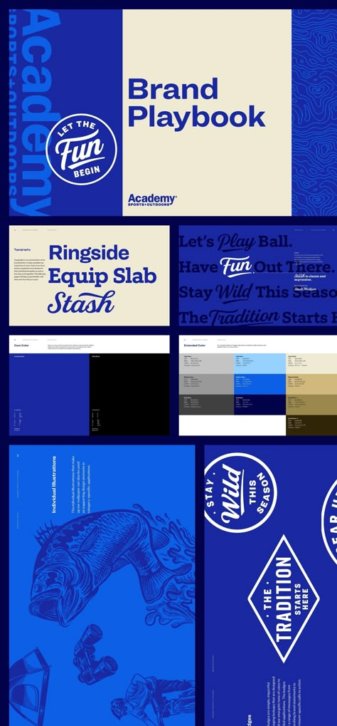 Shape Layout Design, Brand System Visual Identity, Royal Blue Graphic Design, Medium Blue Color Palette, College Branding Design, Blue Corporate Design, Creative Designer Portfolio, Colourful Presentation Design, Stylesheet Design