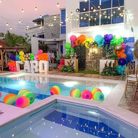 [PaidAd] 72 Impressive Neon Pool Party Ideas Tips You'll Be Surprised By Right Now #neonpoolpartyideas 15th Birthday Pool Party Ideas, House Party Themed Party, Birthday Pool Party Ideas For Adults, Neon Pool Party Ideas, Adult Pool Party Ideas, Pool Party Ideas For Adults, Pool Party Neon, Neon Pool Party, Adult Pool Party