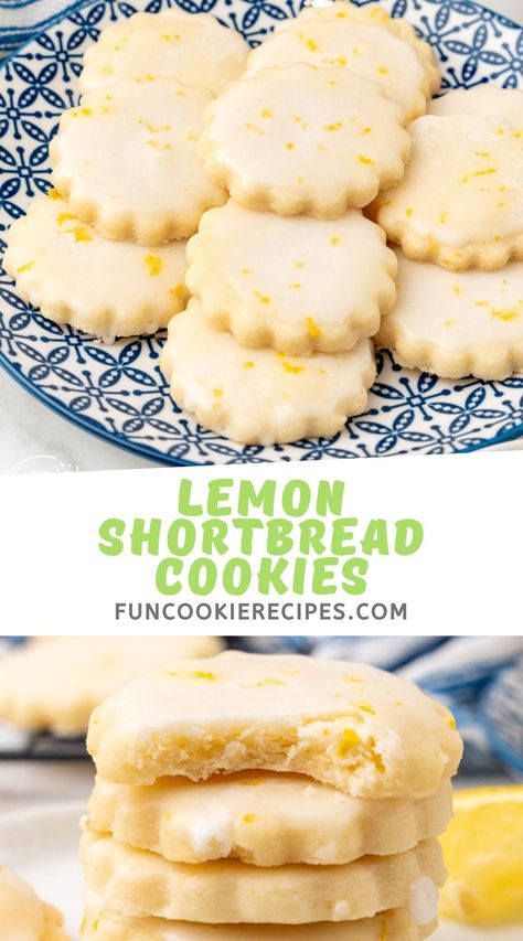 Lemon Shortbread Cookies