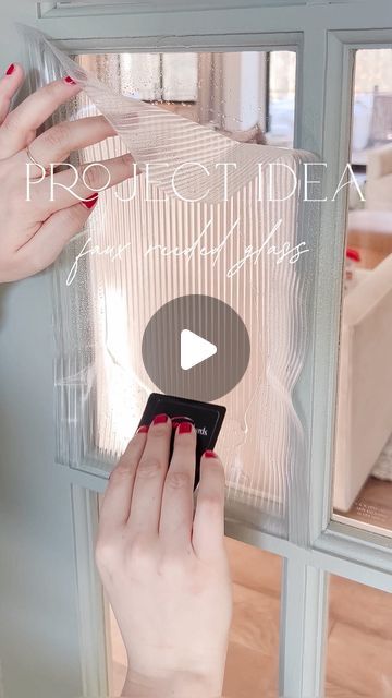 Kayla Cummings on Instagram: "Comment DOOR and I’ll DM you these links (must be following or IG will block automated message - or check message requests folder) for this easy door project idea! Send to someone with glass doors in their house or a spot that needs more privacy 🫶🏻  #glasspanel #glasspanels #glassdoors #glassdoor #glassdoordesign #doorideas #newdoor #doorproject #houseideas" Glass Door Vinyl Ideas, Glass Window Door Ideas, 15 Panel Glass Door Ideas, Paint Glass Door Panels, Door With Window Design, Glass Door Makeover Ideas, How To Cover Glass Doors For Privacy, Cover Glass Door Ideas, Glass Door Mirror Film