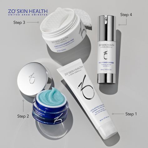 Meet your first line of defense against premature signs of skin aging: the Daily Skincare Program.  This powerful regimen nourishes and fortifies the skin barrier, ensuring a radiant and resilient complexion every day.  #committoyourskin #zoskinhealth #zowishlist #skincareresolutions #finelinesnadwrinkles #elevateyourskincare #zoskinhealthuae  #acne #acnetreatment #acneprevention #dubai #abudhabi #UAE #skintips #skingoals #skincareaddict #healthyskin #moisturizer #dermatology Laser Skin Tightening, Zo Skin Health, Body Peel, Eyelash Enhancer, Essential Products, Exfoliating Cleanser, Skin Care Cleanser, Laser Skin, Skin Aging