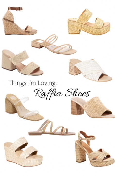 Raffia Shoes, Raffia Sandals, Trending Sandals, Sandals Summer, Sandals