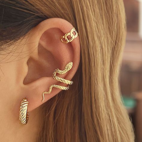 Crystal ear cuff