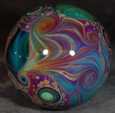 Kristina Webb, Art Of Glass, Chihuly, Gongs, Marble Art, Gorgeous Glass, Glass Marbles, Glass Paperweights, Paperweights