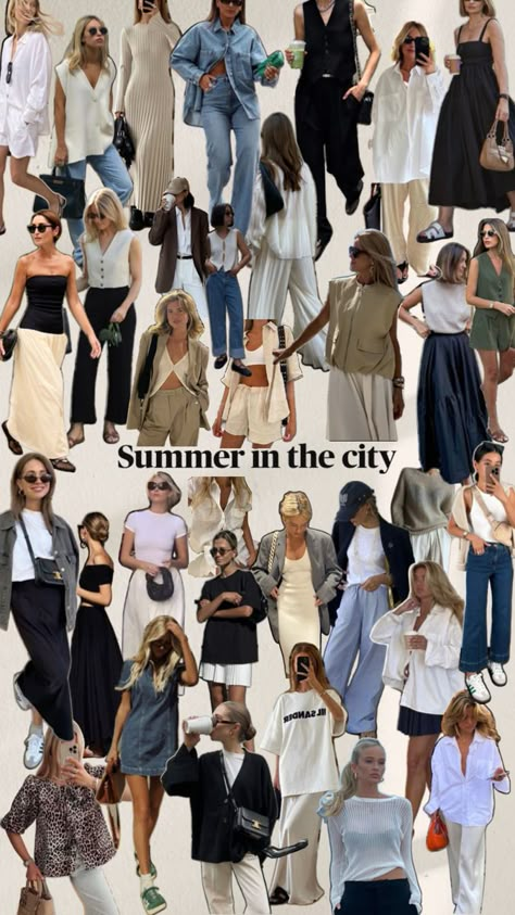 #summer #outfits #outfit #style #summer #spring #neutrals #clean #cool #girl #minimalist #woman #classic Coastal Fashion Summer, City Summer Outfits, Nyc Summer Outfits, Spring Neutrals, Summer City Outfits, Autumn Capsule Wardrobe, Nyc Outfits, Simple Style Outfits, Minimalist Fashion Women