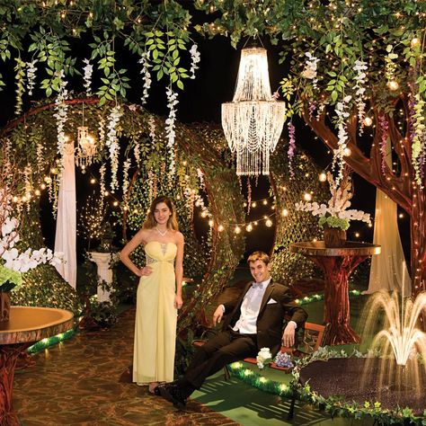 Homecoming Dance Themes, Prom Royalty, Prom Venues, Enchanted Forest Prom, Prom Planning, Homecoming Themes, Enchanted Forest Theme, Prom Themes, Forest Party