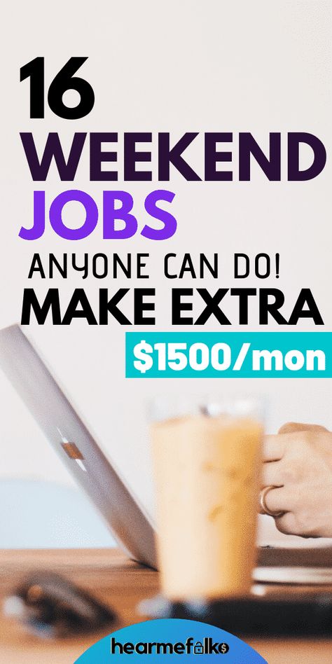 Looking to make extra bucks? Here's an epic list of flexible weekend jobs, part-time work ideas, you can do from anywhere and earn big! Weekend Jobs, Stay At Home Jobs, Making Extra Cash, Social Media Jobs, Side Jobs, Earn Extra Money, Earn Money From Home, Make Money Fast, Extra Cash