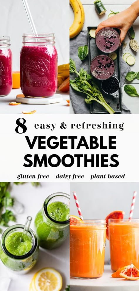 40 Day Sugar Fast, Sugar Fast, Vegetable Smoothie Recipes, Sweet Potato Smoothie, Vegetable Smoothie, Healthy Harvest, Gluten Free Plant Based, Veggie Smoothies, Jaw Surgery