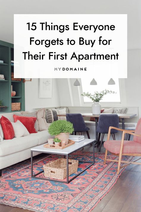 Apartment Essentials List, New Apartment Essentials, New Apartment Checklist, First Home Essentials, First Apartment Gift, Apartment Necessities, First Apartment Tips, Apartment Must Haves, New Home Essentials