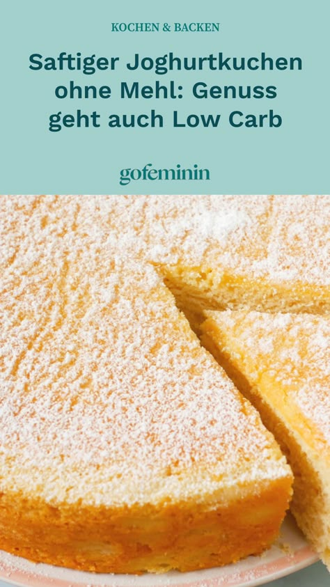 Wer auf seine Ernährung achtet und deshalb zuckerreduziert oder Low Carb lebt, muss noch lange nicht auf Genuss verzichten. Low Carb Cake, Yoghurt Cake, Low Carb Backen, Low Carb Dessert, Keto Diet Menu, Low Carb Desserts, High Protein, Keto Diet, Cheesecake