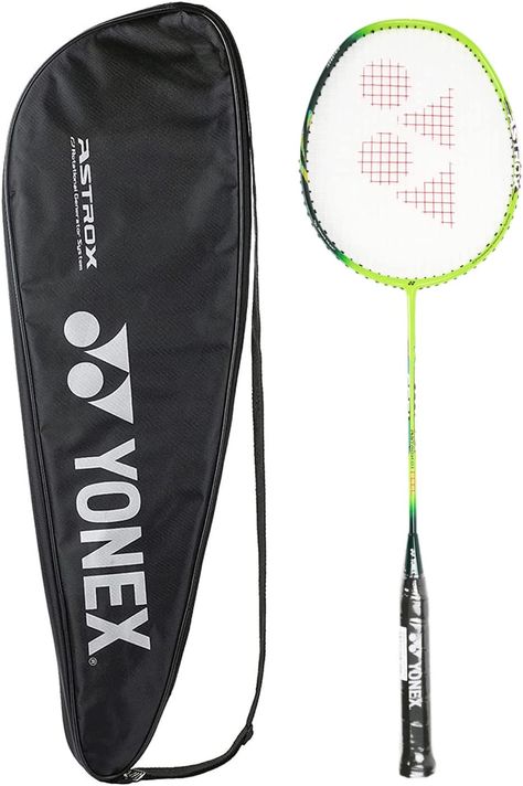 Yonex Astrox 01 Feel Strung Badminton Racquet, Lime, Graphite Yonex Badminton Racket, Badminton Set, Badminton Racket, Racquets, Badminton, Box Frames, How To Apply, Feelings