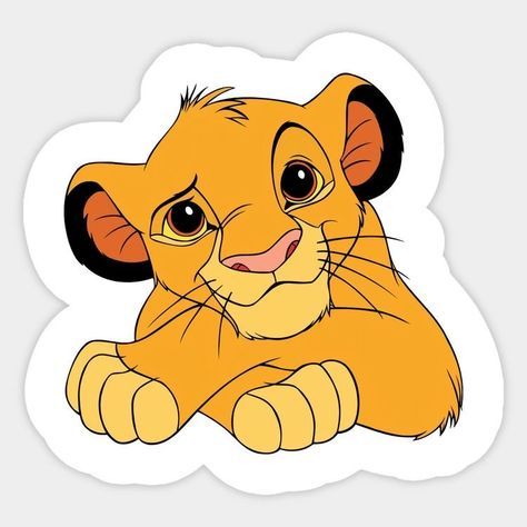 Simba Sticker, Image Cricut, Baby Simba, Lion King Party, Baby Print Art, Il Re Leone, Horse Wallpaper, Roi Lion, Baby Print