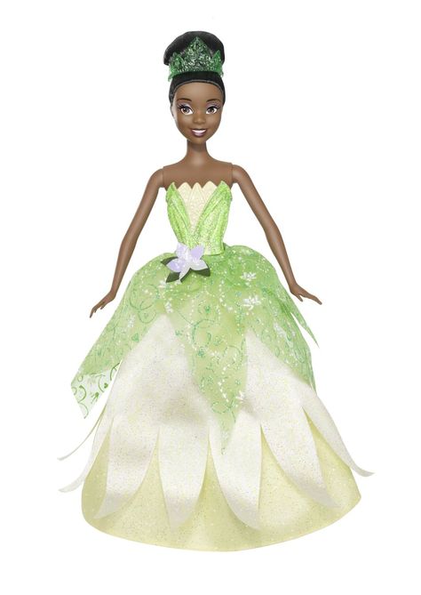 Amazon.com: Disney Princess 2-In-1 Ballgown Surprise Tiana Doll: Toys & Games - Technically, she's not a Barbie, but I still love her! Disney Princess Lineup, Tiana Doll, Black Disney Princess, Tinkerbell Doll, Tiana Disney, Disneyland Rides, Princesa Tiana, Disney Princess Movies, Disney Princess Dolls