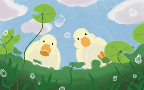 Wallpaper | macbook wallpaper | cute wallpaper | wallpaper aesthetic | wallpapers | wallpaper pc | wallpaper anime | wallpaper art | illustration | draw | drawing | procreate | easy procreate drawings | procreate drawing | drawing #procreate #wallpaper #macbook #aesthetic #duck #recreated #recreations #illustration #drawing #draw #duckies #procreate Cute Macbook Wallpaper, Cute Macbook, Whats Wallpaper, Duck Wallpaper, Frog Wallpaper, Wallpaper Notebook, Cute Wallpapers For Ipad, Cute Desktop, Computer Wallpapers