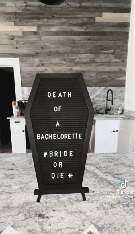 Punk Bridal Shower Ideas, Dark Bachelorette Party Themes, Ghouls Night Out Bachelorette, Rip To My Single Life Bachelorette, Emo Night Bachelorette, Salem Mass Bachelorette Party, Bridal Shower Dark Theme, Dark Bridal Shower Ideas, Rip To The Miss Bachelorette