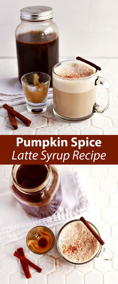 PSL Syrup!!!! #psl #pslsyrup #pumpkinspice #syrup #abeautifulmess Latte Syrup Recipe, Vegan Ice Cream Sundae, Pumpkin Spice Latte Syrup, Pumpkin Spice Syrup Recipe, Homemade Coffee Syrup, Chocolate Jam, Iced Tea Recipe, Jelly Chocolate, Dairy Free Pumpkin