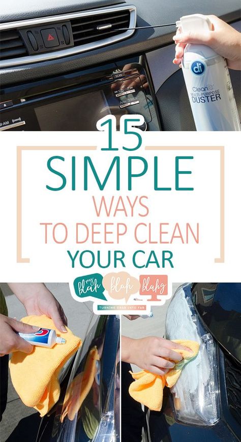 Diy Car Cleaning, Cleaning Car Interior, Car Cleaner, Car Cleaning Hacks, Clean Your Car, Household Cleaning Tips, Car Hacks, Diy Car, Deep Clean