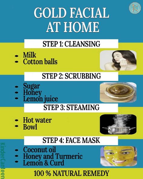 Home Facial Treatments, Coconut Oil Mask, Facial At Home, Gold Facial, Coconut Oil Face Mask, Remedies For Glowing Skin, Mask At Home, Home Remedies For Skin, Skin Face Mask