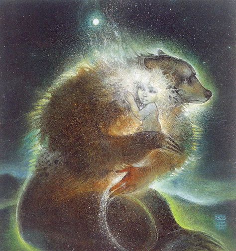 Susan Seddon Boulet ~ Goddess Art | Tutt'Art@ | Pittura * Scultura * Poesia * Musica | Susan Seddon Boulet, Soul Retrieval, Bear Totem, Illustrator Inspiration, Animal Medicine, Animal Guides, Power Animal, Spirited Art, Goddess Art