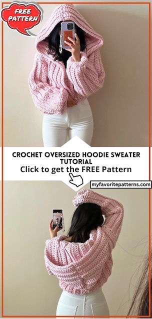 Chunky Yarn Clothes Crochet, Crochet Cardigan Super Bulky Yarn, Super Bulky Yarn Sweater Pattern, Simple Crochet Hoodie, Crochet Clothes Chunky Yarn, Crochet Chunky Hoodie, Bulky Crochet Cardigan Pattern Free, Knit Chunky Sweater Pattern, Crochet Big Sweater