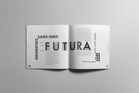 Futura Type Specimen Booklet designed by Cassie Green. Connect with them on Dribbble; the global community for designers and creative professionals. Typography Booklet Design, Booklet Typography, Typeface Booklet, Typography Booklet, Type Specimen Booklet, Type Anatomy, Type Specimen Book, Typography Book, Type Specimen