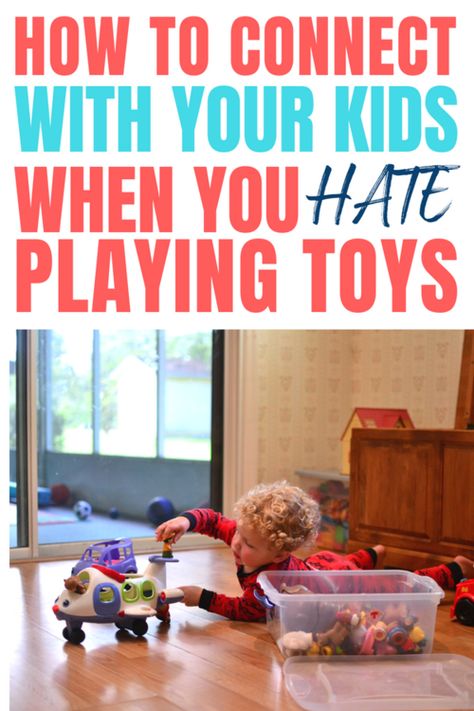 How to connect with your kids when you hate playing toys. Ideas for spending time with your kids, toddlers, and preschoolers. One On One Time With Kids, Play With Your Child By Age, How To Connect With Your Kids, How To Play With Your Kids, Playing With Kids, How To Juggle, Biblical Parenting, How To Teach Kids, Parenting Inspiration