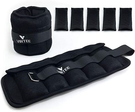 Amazon.com: Virtee Ankle Weights, Adjustable Ankle Wrist Weights 4 6 8 10 LBS Pair for Women Men, Arm Leg Weights Set for Jogging, Walking, Gymnastics, Aerobics, Physical Therapy : Sports & Outdoors Leg Weights, Calisthenics Equipment, Sport Room, Cheer Workouts, Deep Squat, Unique Pockets, Workout Planner, Ankle Weights, Adjustable Weights