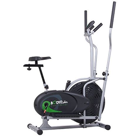 Body Rider Elliptical Trainer and Exercise Bike with Seat and Easy Computer  Dual Trainer 2 in 1 Cardio Home Office Fitness Workout Machine BRD2000 >>> Want additional info? Click on the image. (This is an affiliate link) Best Workout Machine, Elliptical Cross Trainer, Elliptical Trainers, Elliptical Workout, Cardio At Home, Elliptical Trainer, Cardio Machines, Office Exercise, Elliptical Machine