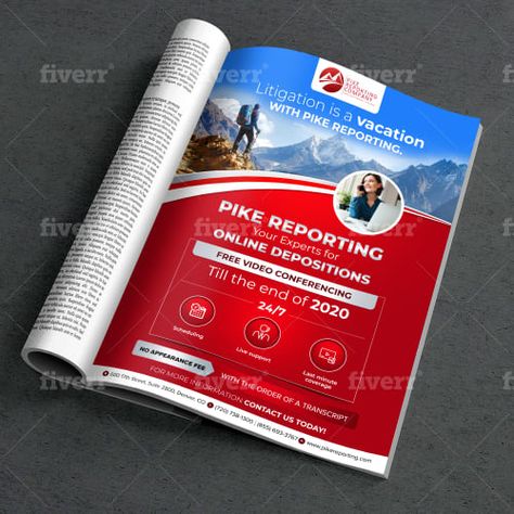 Design newspaper ad, magazine ad, and full page ad by Maity_apu Magazine Ad Design Layout, Full Page Magazine Ad Design, Full Page Ad Design, Newspaper Ad Design, Magazine Page Design, Design Newspaper, Advert Design, Newspaper Ads, Magazine Advert