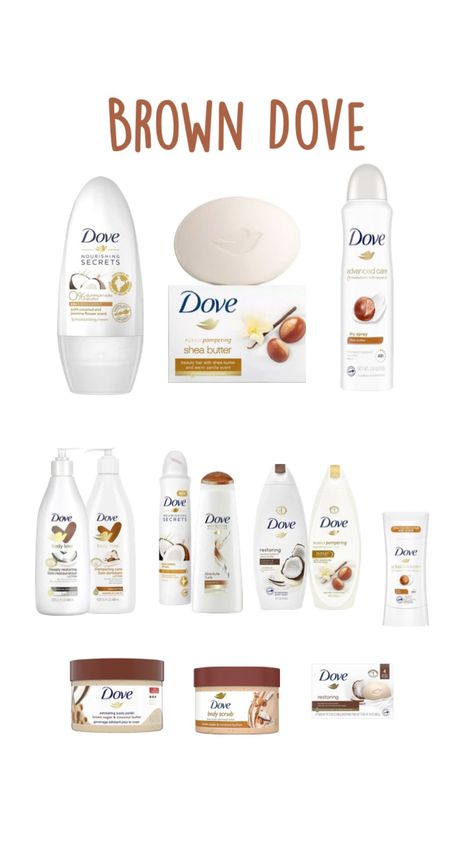 #dove #coconutgirl #coconut #sheabutter #beauty #preppy #soap Dove Products, Brown Dove, Dove Soap, Vanilla Smell, Serious Skin Care, Hygiene Care, Basic Skin Care Routine, Shower Skin Care, Perfect Skin Care Routine