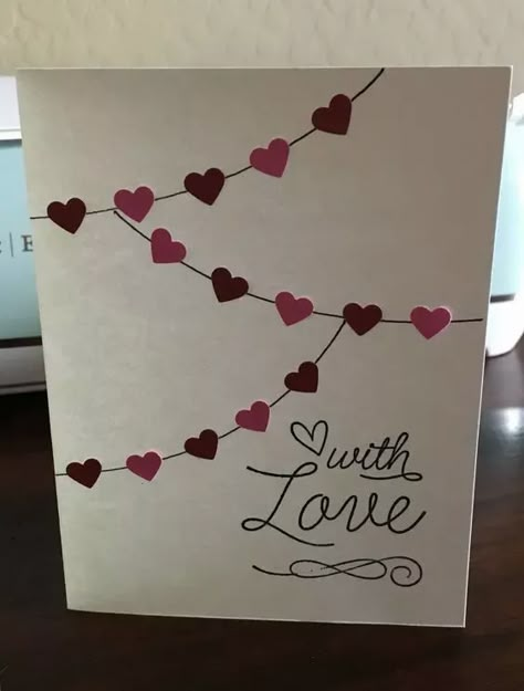 50+ Adorable and Creative DIY Valentine's Day Cards - Holidappy Valentines Day Cards Diy, Cadeau St Valentin, Valentines Day Cards Handmade, Homemade Valentines Day Cards, Cute Valentines Card, Diy Valentines Cards, Valentine Cards Handmade, Diy Birthday Gifts For Friends, Diy Valentine's Day