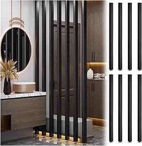 Slat Room Divider, Column Decor, Room Divider Partition, Wall Installation, Wooden Slats, Privacy Screen, How To Antique Wood, Custom Wood, Home Decor Furniture