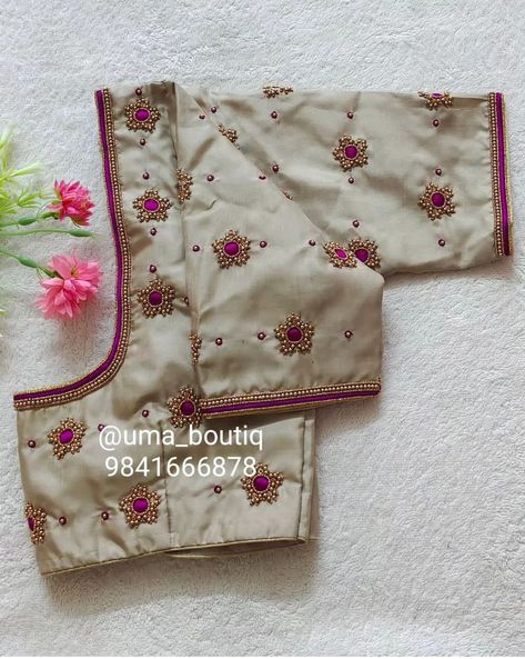 Aari Work Blouse Designs, Basic Blouse Designs, Green Blouse Designs, Work Blouse Designs, Mirror Work Blouse Design, Latest Bridal Blouse Designs, Latest Blouse Designs Pattern, Maggam Work Designs, Traditional Blouse Designs