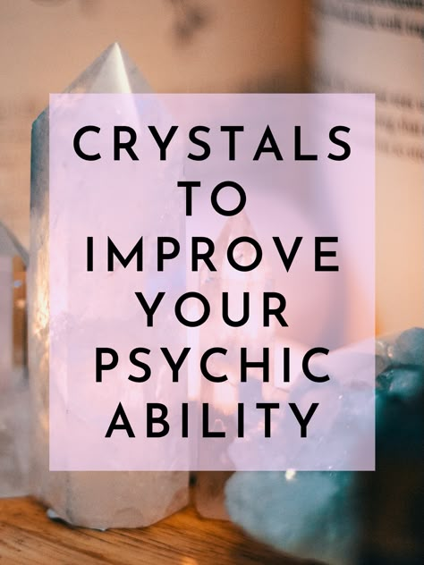 Crystals For Physic Abilities, Crystals For Psychic Abilities, Crystal Magick, Crystals For Wealth, Crystals Healing Grids, Crystals For Beginners, Third Eye Chakra Stones, Crystal Healing Chart, Psychic Ability