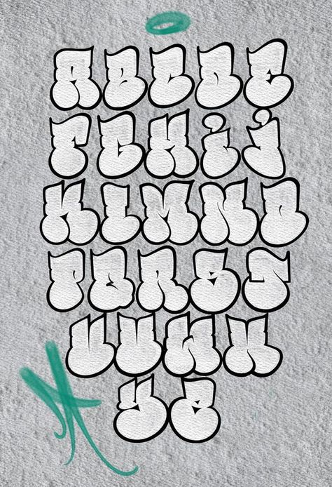 Throw Up Letters for Procreate- Stamps ( 2 Alphabets + Numbers) Font #font fonts #fonts doodle font #doodlefont doodle fonts #doodlefonts doodles fonts #doodlesfonts doodles font #doodlesfont 1.69 Aesthetic Graffiti Letters, Grafitti Alphabet Bubble, Grafitti Letters Bubbles, Gum Graffiti Letters, Bubbly Graffiti Font, Graffiti Throw Up Letters Alphabet, Gerfittie Letters, Grafitti Throw Ups Alphabet, Grafitti Bubble Letters