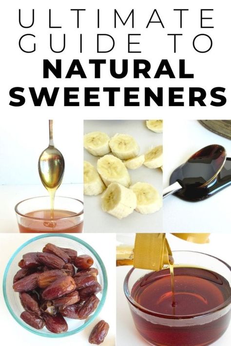 There are better for you options than refined white sugar, and today I’m sharing how to stock your real food pantry with the ultimate guide to unrefined natural sweeteners! I’ll detail out why I love these options, how they work in baking, along with recipes to go with them to get you started. Baking With Natural Sweeteners, No Refined Sugar Desserts, Organic Baking Recipes, Date Sugar Recipes, No Processed Food Diet, Honey Oatmeal Cookies, No Processed Food, Organic Sweets, Naturally Sweetened Desserts