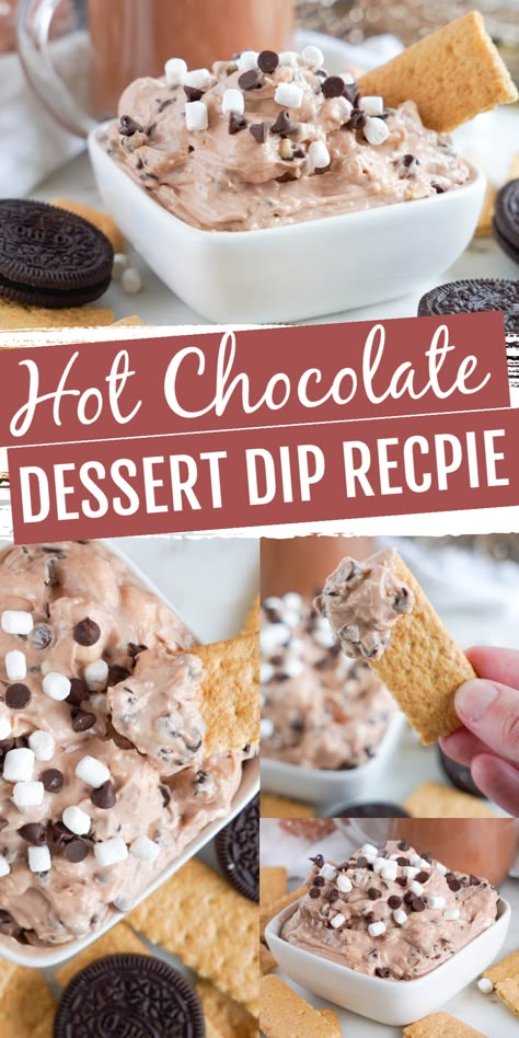 Hot Chocolate Dip Recipe, Hot Chocolate Dessert, Hot Chocolate Dip, Chocolate Dip Recipe, Hot Chocolate Desserts, Dessert Dip Recipes, Chocolate Dip, Dessert Dip, New Year's Desserts