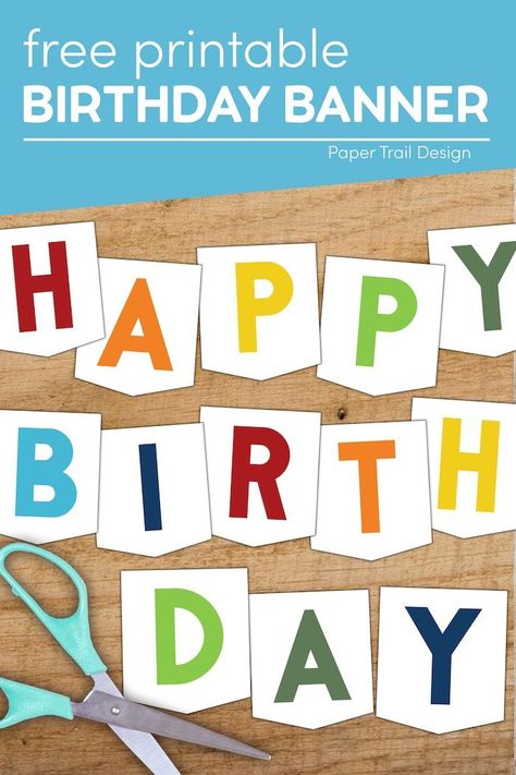 Birthday Banner Templates Free Printable, Rainbow Birthday Banner Free Printable, Printable Birthday Banner Template, Felt Happy Birthday Banner Diy, Happy Birthday Letters Printable Free, Printable Happy Birthday Banner Letters, Diy Happy Birthday Sign, Happy Birthday Sign Printable, Free Printable Birthday Banner