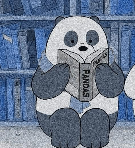 We Bare Bears Panda Aesthetic, Asthetic Pictures Blue, Bare Bears Aesthetic, We Bare Bears Aesthetic, We Bare Bears Panda, Panda Aesthetic, Bears Aesthetic, Panda Icon, Blue Cartoon Character