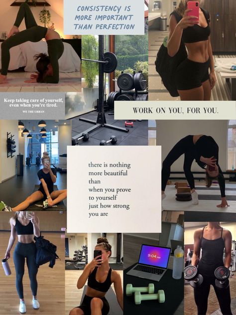 workout inspo fitness inspo moodboard gym moodboard gym inspo gym motivation motivation moodboard workout moodboard Workout Aesthetic Fitness Motivation Collage, Consistent Gym Aesthetic, Work Out Goals Motivation, Fit Gym Aesthetic, Workout Outside Aesthetic, Vision Board Exercise Fitness Motivation, Workout Vision Board Ideas, Fitness Board Ideas, Working Out Goals