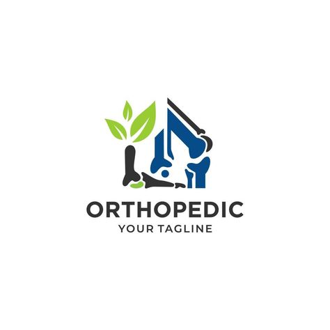 Orthopedic Logo Design Vector Template Orthopedic Logo Design, Indian Interior Design, Clinic Logo, Indian Interiors, Medical Logo, Visiting Card, Vector Template, Visiting Cards, Rangoli Designs