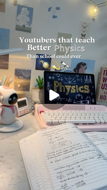 🌱vidzy ⍨ Studygram on Instagram: "Physics is such an interesting subject if you understand it rather than mugging up 🪐💫 . . #physics #physicsfun #youtuber #students #trending #explorepage" Physics Websites, How To Learn Physics, Physics Notes Ideas, How To Study For Physics, Physics Study Tips, High School Physics, Study Youtubers, Physics Student, Physics A Level