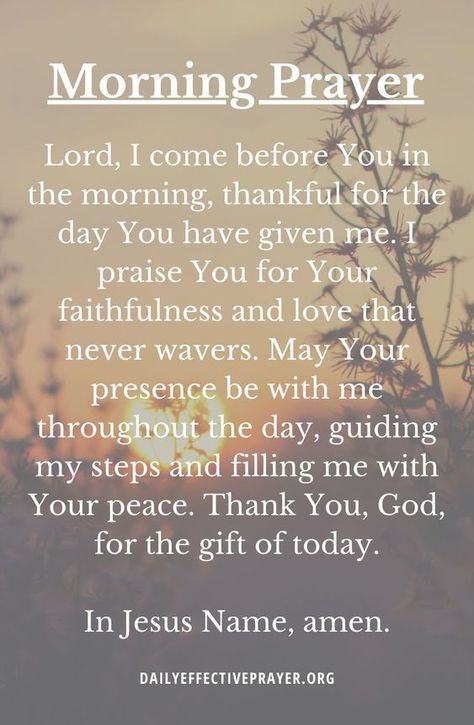 Experience the tranquility of morning prayers. Delve into these spiritual morning prayers to find peace, solace, and divine guidance as you embark on your day. Learn more at DailyEffectivePrayer.org. Prayers For The Morning, Morning Prayers To Start Your Day, Todays Prayers, Powerful Morning Prayers, Daily Prayers Mornings, Spiritual Morning, Divine Inspiration And Prayers, Intercession Prayers, Inspirational Morning Prayers