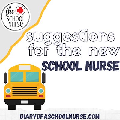 Diary Of A School Nurse: New School Nurse, New School Year- Now what? School Nurse Ideas Elementary, School Nurse Newsletter, School Nurse Organization Ideas, School Nurse Supply List, School Nurse Aesthetic, School Nurse Newsletter Ideas, School Nurse Resources, 7 B's School Nurse, School Nurse Door Decoration Ideas