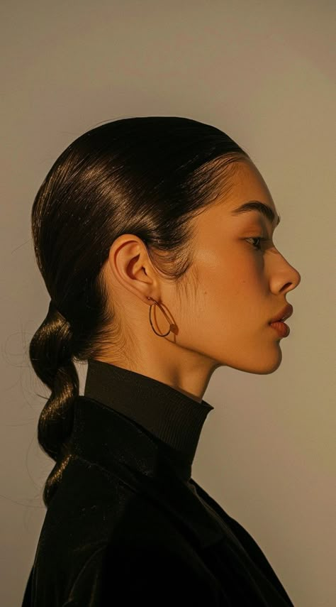 27 Sleek Ponytail Hairstyles: Effortless Elegance for Any Event | LooksNiceOnMe Sleeked Back Hairstyle, Sleek Hair Look, Ponytail Aesthetic, Hairstyles Effortless, Pure Dramatic, Sleek Back Hair, Hairstyles Sleek, Slick Back Hair, Selfie Filters