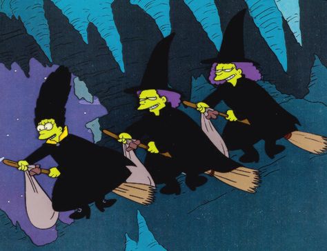 Simpsons Halloween, Treehouse Of Horror, Simpsons Treehouse Of Horror, Disneyland Pictures, Cartoon Profile Pictures, Season Of The Witch, Spooky Scary, Halloween Cartoons, Cartoon Icons