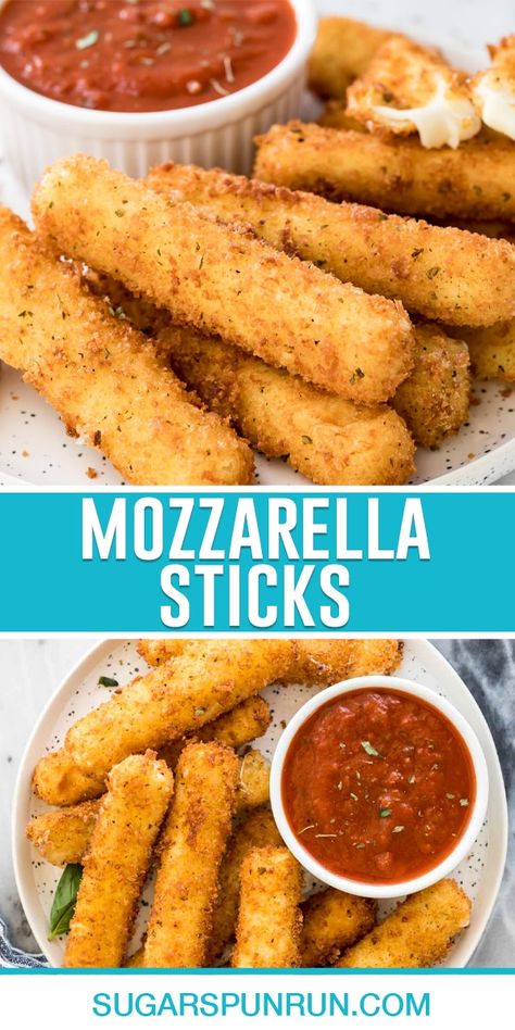 Homemade Cheese Sticks, Homemade Mozzarella Sticks, Mozzarella Sticks Recipe, Homemade Mozzarella, Restaurant Appetizers, Mozzarella Cheese Sticks, Mozzarella Recipes, Mozzarella Sticks, Cheese Sticks