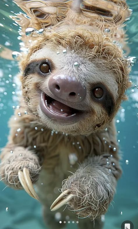 Cute Sloth Pictures, Smiling Animals, I'm Not Perfect, Cute Small Animals, Baby Sloth, Today Is My Birthday, Animals Friendship, Animal Antics, Party Dresses Online