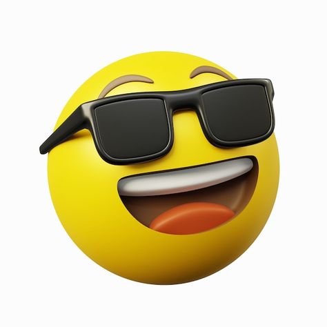 Photo 3d emoticon render image cooler ye... | Premium Photo #Freepik #photo #happy #smiley-emoji #smiley #smiley-face Emoji With Sunglasses, 3d Emoticon, Shocked Emoji, 3d Emoji, Yellow Emoji, New Instagram Logo, Star Emoji, Cool Backgrounds For Iphone, Song Images