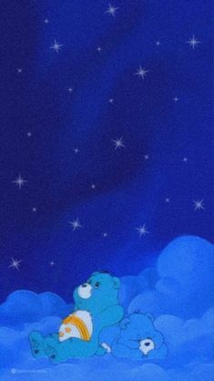 Classic Care Bears Aesthetic, Care Bears Phone Wallpaper, Care Bear Twitter Header, Blue Carebear Aesthetic Wallpaper, Care Bears Rainbow Wallpaper, Wallpaper Backgrounds Care Bears, Care Bear Phone Wallpaper, Care Bear Lockscreen, Aesthetic Care Bears Wallpaper